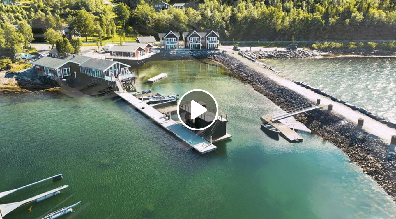 Little flight around Garsnes Brygge - Ocean View.